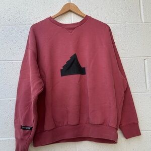 adidas Pink Sweatshirt with Black Logo
